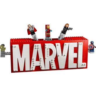 Конструктор Lego Marvel Логотип і мініфігурки (76313) - фото 5 Конструктор Lego Marvel Логотип і мініфігурки (76313) - фото 5