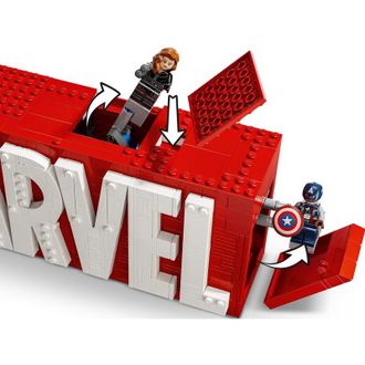 Конструктор Lego Marvel Логотип і мініфігурки (76313) - фото 2 Конструктор Lego Marvel Логотип і мініфігурки (76313) - фото 2