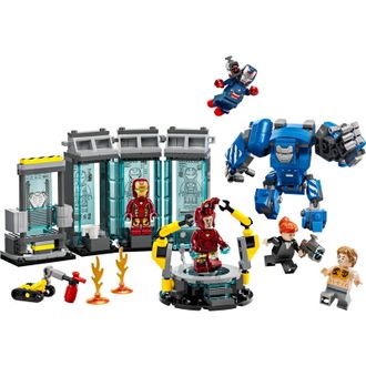 Конструктор Lego Marvel Лаборатория Железного Человека: зал доспехов (76315) - фото 7 Конструктор Lego Marvel Лаборатория Железного Человека: зал доспехов (76315) - фото 7