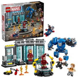 Конструктор Lego Marvel Лаборатория Железного Человека: зал доспехов (76315) - фото 2 Конструктор Lego Marvel Лаборатория Железного Человека: зал доспехов (76315) - фото 2