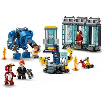 Конструктор Lego Marvel Лаборатория Железного Человека: зал доспехов (76315) - фото 3 Конструктор Lego Marvel Лаборатория Железного Человека: зал доспехов (76315) - фото 3