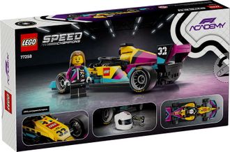 Конструктор LEGO Speed Champions Гоночный автомобиль F1 ACADEMY LEGO (77258) - фото 8