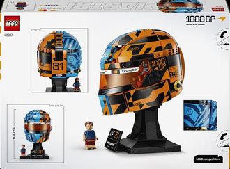 Конструктор Lego Editions Шлем Оскара Пиастри из команды McLaren (43017) - фото 3 Конструктор Lego Editions Шлем Оскара Пиастри из команды McLaren (43017) - фото 3
