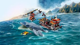 Конструктор Lego Jurassic World Нападение мозазавра на лодку (77983) - фото 14 Конструктор Lego Jurassic World Нападение мозазавра на лодку (77983) - фото 14