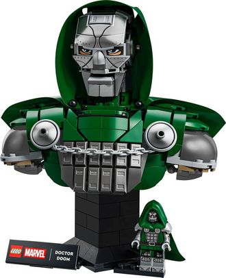 Конструктор Lego Marvel Бюст Доктора Дума (76345) - фото 2 Конструктор Lego Marvel Бюст Доктора Дума (76345) - фото 2