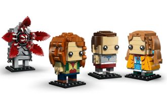 Конструктор Lego Brick Headz Одиннадцать, Макс, Демогоргон и Холли (40879) - фото 3 Конструктор Lego Brick Headz Одиннадцать, Макс, Демогоргон и Холли (40879) - фото 3