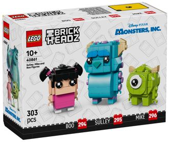 Конструктор Lego Brickheadz Саллі, Майк та Бу (40861) - фото 1