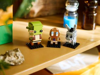 Конструктор Lego Brick Headz Шрек, Осел и Пряник (40923) - фото 5