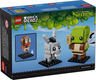 Конструктор Lego Brick Headz Шрек, Осел и Пряник (40923) - фото 6
