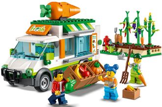 Конструктор Lego City Фургон для фермерського ринку (60345) - фото 3 Конструктор Lego City Фургон для фермерського ринку (60345) - фото 3