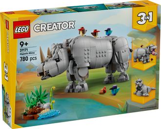 Конструктор Lego Creator Величественный носорог и птицы (31171) - фото 1