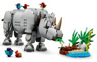 Конструктор Lego Creator Величественный носорог и птицы (31171) - фото 3