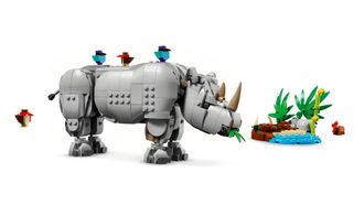 Конструктор Lego Creator Величественный носорог и птицы (31171) - фото 4