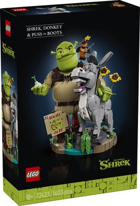 Конструктор Lego Expert Шрек, Осел та Кіт у чоботях (72423) - фото 1 Конструктор Lego Expert Шрек, Осел та Кіт у чоботях (72423) - фото 1