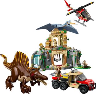 Конструктор Lego Jurassic World Політ на гелікоптері: спинозавр і кетцалькоатль (76976) - фото 2