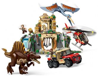 Конструктор Lego Jurassic World Політ на гелікоптері: спинозавр і кетцалькоатль (76976) - фото 3