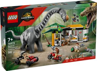 Конструктор Lego Jurassic World По следам раптора и титанозавра (76973) - фото 1 Конструктор Lego Jurassic World По следам раптора и титанозавра (76973) - фото 1