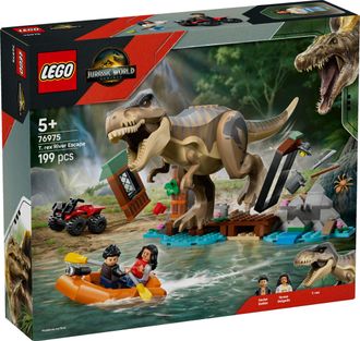 Конструктор Lego Jurassic World Побег по реке от тиранозавра (76975) - фото 1 Конструктор Lego Jurassic World Побег по реке от тиранозавра (76975) - фото 1
