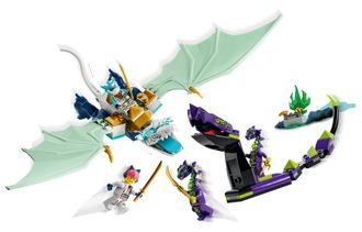 Конструктор Lego Ninjago Битва крижаного дракона Зейна (71865) - фото 2