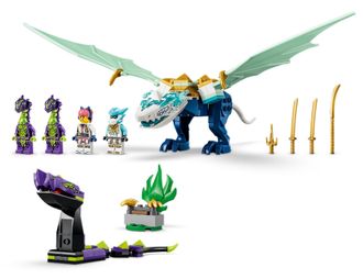 Конструктор Lego Ninjago Битва крижаного дракона Зейна (71865) - фото 6