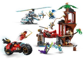 Конструктор Lego Ninjago Битва техники ниндзя у домика на дереве (71857) - фото 4 Конструктор Lego Ninjago Битва техники ниндзя у домика на дереве (71857) - фото 4