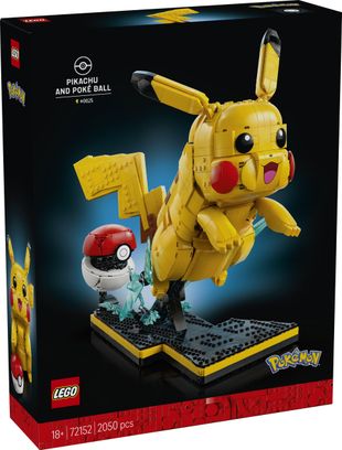 Конструктор Lego Pokémon Пикачу и покебол (72152) - фото 1 Конструктор Lego Pokémon Пикачу и покебол (72152) - фото 1