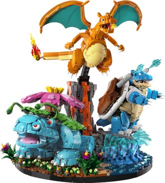 Конструктор Lego Pokemon Венузавр, Чаризард и Бластойз (72153) - фото 2 Конструктор Lego Pokemon Венузавр, Чаризард и Бластойз (72153) - фото 2