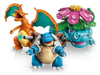 Конструктор Lego Pokemon Венузавр, Чаризард и Бластойз (72153) - фото 5 Конструктор Lego Pokemon Венузавр, Чаризард и Бластойз (72153) - фото 5