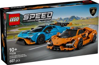 Конструктор Lego Speed Champions Lamborghini Revuelto та Huracán STO (77238) - фото 1