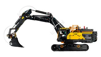 Конструктор Lego Technic Экскаватор Volvo EC500 Hybrid (42215) - фото 5