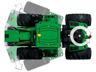 Конструктор Lego Technic Трактор John Deere 9620R 4WD (42136) - фото 5 Конструктор Lego Technic Трактор John Deere 9620R 4WD (42136) - фото 5