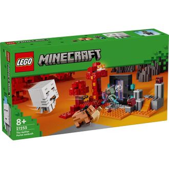 Конструктор Lego Minecraft Засада возле портала в Нижний мир (21255) - фото 1 Конструктор Lego Minecraft Засада возле портала в Нижний мир (21255) - фото 1
