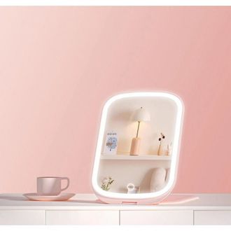 Дзеркало для макіяжу Xiaomi DOCO makeup mirror portable foldable Pink (FM001P) - фото 3