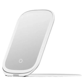 Дзеркало для макіяжу Xiaomi DOCO makeup mirror portable foldable White (FM001W) - фото 2