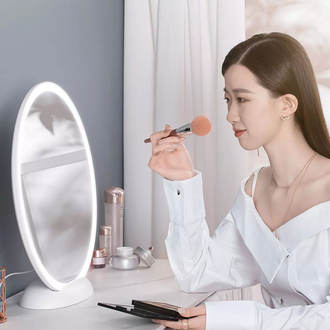 Дзеркало для макіяжу Xiaomi Jordan Judy large 18-inch LED Makeup Mirror (NV534) - фото 3 Дзеркало для макіяжу Xiaomi Jordan Judy large 18-inch LED Makeup Mirror (NV534) - фото 3