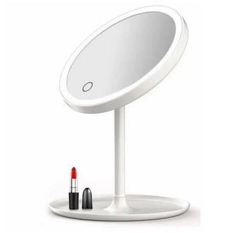 Дзеркало для макіяжу Xiaomi DOCO LED Beauty Sunlight Small Mirror Standard Edition Simple White (XM001) - фото 2 Дзеркало для макіяжу Xiaomi DOCO LED Beauty Sunlight Small Mirror Standard Edition Simple White (XM001) - фото 2