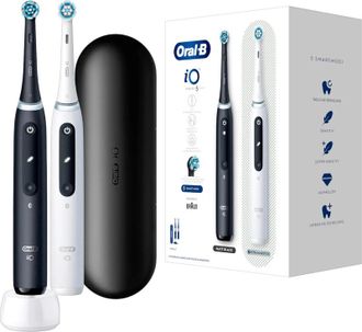 Электрическая зубная щётка Oral-B iO Series 5 Duo IOG5d.2J6.2K - фото 2 Электрическая зубная щётка Oral-B iO Series 5 Duo IOG5d.2J6.2K - фото 2