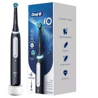 Электрическая зубная щетка Oral-B iO Series 4 Matt Black - фото 1 Электрическая зубная щетка Oral-B iO Series 4 Matt Black - фото 1