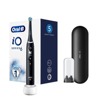 Электрическая зубная щетка Oral-B iO Series 6 Black - фото 1 Электрическая зубная щетка Oral-B iO Series 6 Black - фото 1