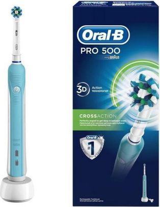 Электрическая зубная щетка Oral-B Pro 500 Cross Action - фото 1