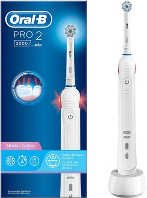 Электрическая зубная щетка Oral-B Pro2 2000 Sensi UltraThin D501.513.2 Europe - фото 1