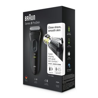 Электробритва BRAUN 3020 Series 3 Black - фото 3 Электробритва BRAUN 3020 Series 3 Black - фото 3