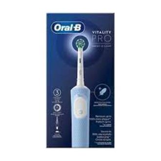 Зубная щетка Oral-B Braun Vitality Pro D103.413.3 Protect X Clean голубая - фото 1 Зубная щетка Oral-B Braun Vitality Pro D103.413.3 Protect X Clean голубая - фото 1