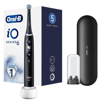Зубная щетка Oral-B iO Series 6 iOM6.1B6.3DK Black - фото 1 Зубная щетка Oral-B iO Series 6 iOM6.1B6.3DK Black - фото 1