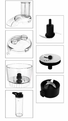 Кухонний комбайн Kumtel HFP-02 Black - фото 3