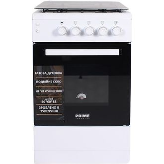 Газова плита Prime Technics PSG 54015 W - фото 1