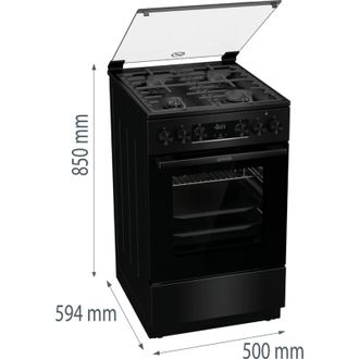 Плита комбінована Gorenje MEKS5141B Europe - фото 8
