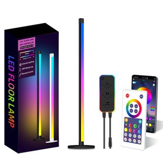 Напольная угловая LED лампа RGB SAL-005B 120cm Bluetooth USB with app - фото 1