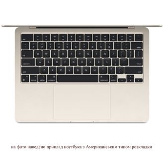 MacBook Air 13.6" M2/8CPU/8GPU/16GB/256GB Starlight 2024 (MC7W4) - фото 2 MacBook Air 13.6" M2/8CPU/8GPU/16GB/256GB Starlight 2024 (MC7W4) - фото 2