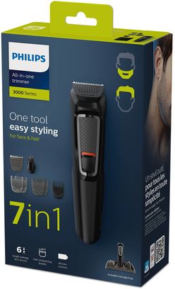 Машинка для стрижки + триммер Philips Multigroom Series 3000 MG3721/14 Europe - фото 5 Машинка для стрижки + триммер Philips Multigroom Series 3000 MG3721/14 Europe - фото 5